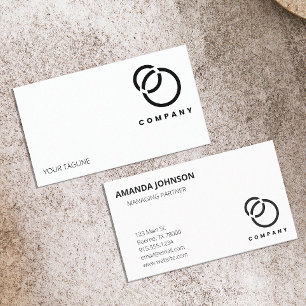 Custom Logo Minimalist Business Card