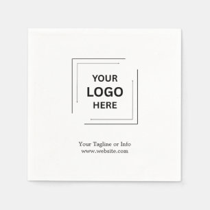 Custom Logo Minimalist Business Napkin Design