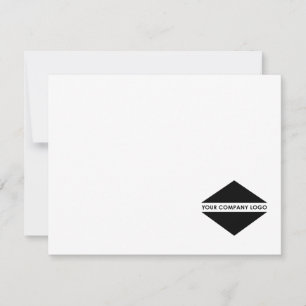 Custom Logo Minimalist Style Note Card