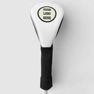Custom Logo Modern Black Business Company Golf Head Cover