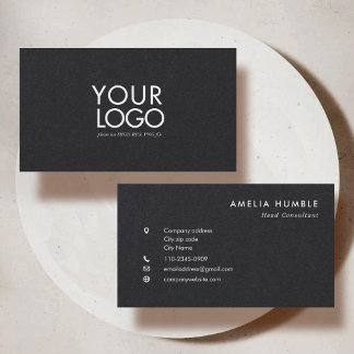 Custom Logo Modern Business card template