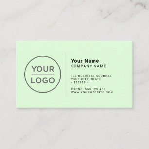 Custom logo modern minimalist any color business card