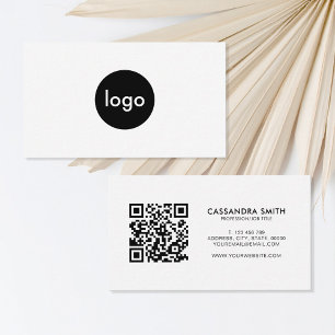 Custom Logo Modern Minimalist Business Card