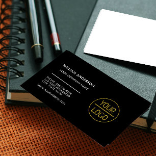 Custom logo modern minimalist white or any colour  business card