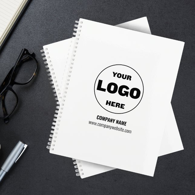 Custom Logo Monogram Business Planner 2026 – White (Custom Logo Monogram Business Planner 2026 – Black & White)