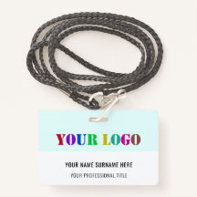 Custom Logo , Name and Title Personalised Modern -