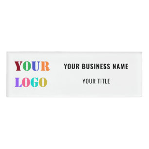 Custom Logo Name Business Name Tag Company