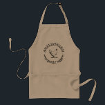 Custom Logo Name Farmhouse Hen Egg Business Standard Apron<br><div class="desc">Create your own Vintage Farmhouse Chicken Hen Egg Business Adult Apron, a charming and nostalgic accessory that adds a touch of rustic elegance to your farmhouse kitchen experience. Inspired by delightful countryside aesthetics, this apron combines the timeless charm of botanical details with the hen illustration, for a playful and cheerful...</div>