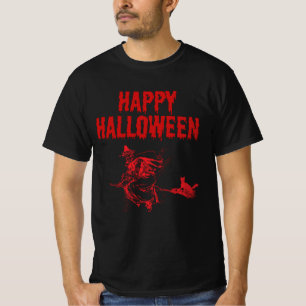 Custom Logo   Name, Flying Witch and a Black Cat T-Shirt