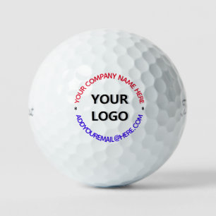 Custom Logo Name Info Colour Promotional Golf Ball