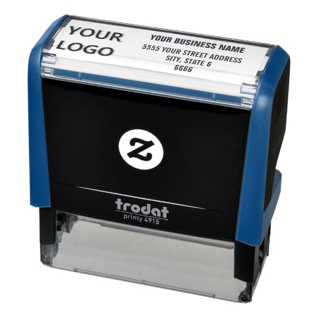 Custom Logo Name Return Address Self-inking Stamp (Product)