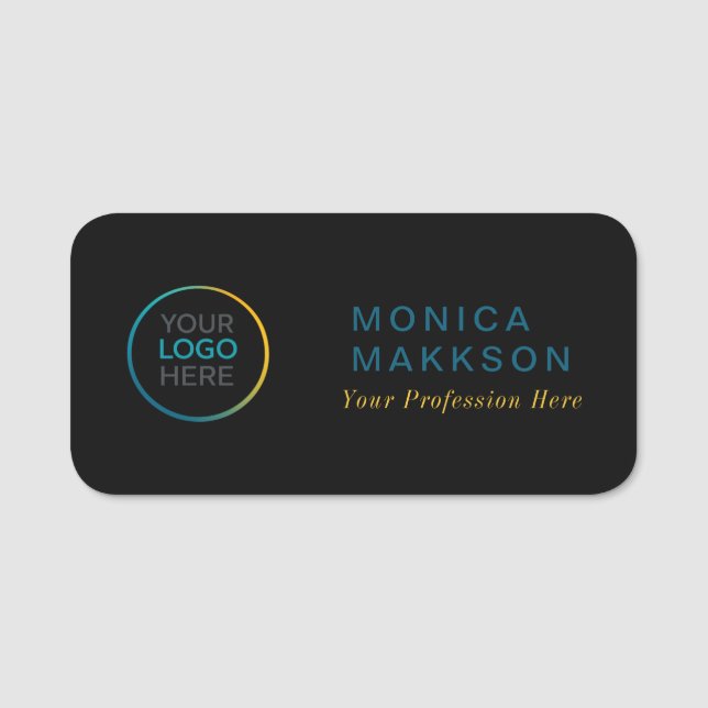 Custom  Logo Name Tag (Front)