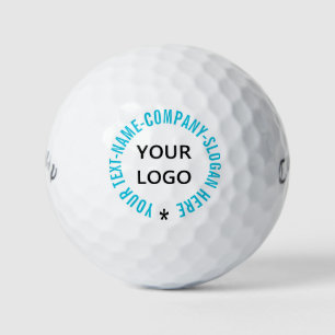 Custom Logo Name Text Golf Balls - Your Colours