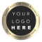 Custom Logo Name Web Golden Modern Thank You