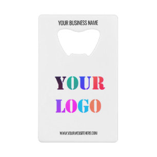 Custom Logo Name Website Credit Card Bottle Opener