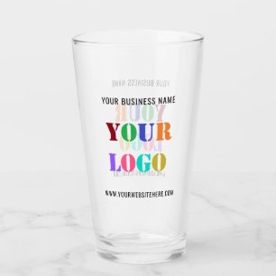 Custom Logo Name Website Glass Promotional Company