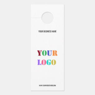 Custom Logo Name Website Personalised Door Hanger