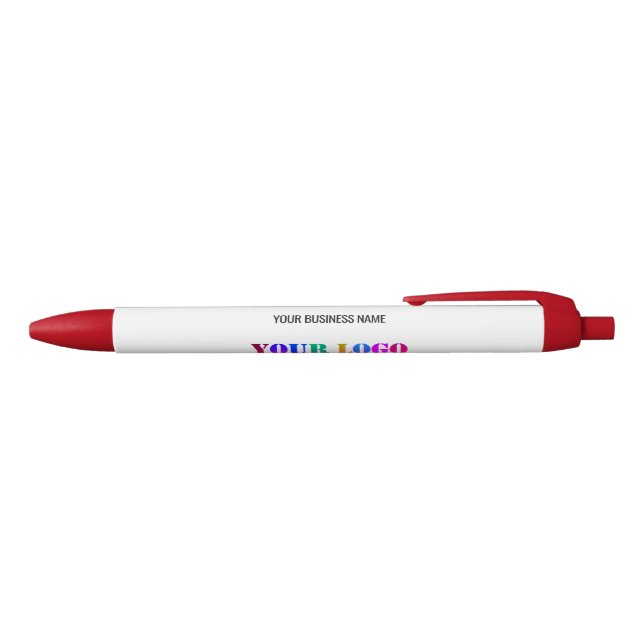 Custom Logo Name Website Promotional Personalised Blue Ink Pen (Top)