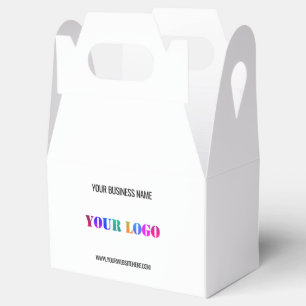 Custom Logo Name Website Promotional Personalised  Favour Box