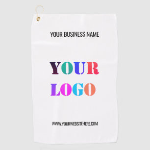 Custom Logo Name Website Promotional Personalised  Golf Towel