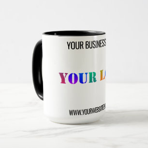 Custom Logo Name Website Promotional Personalised  Mug