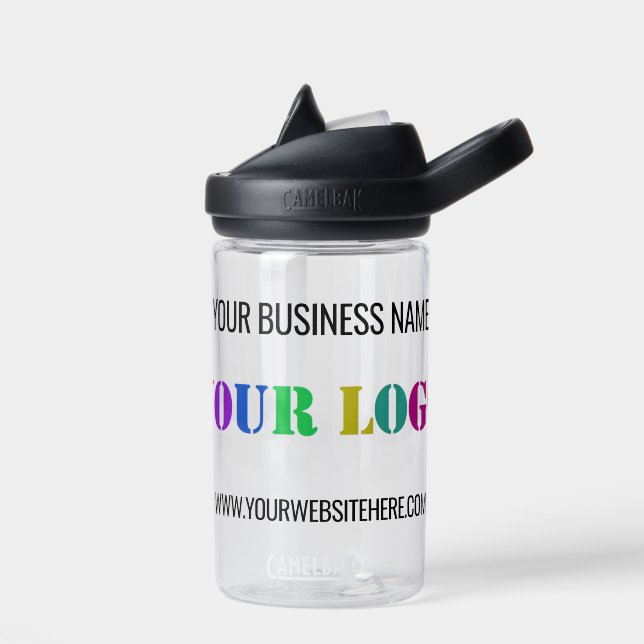 Custom Logo Name Website Promotional Water Bottle (Left)