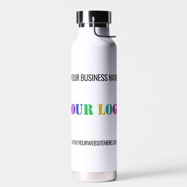 Custom Logo Name Website Promotional Water Bottle (Left)