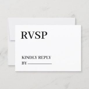Custom Logo – No Minimum Order Thank You RSVP Card