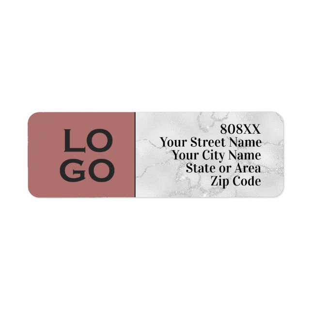 Custom Logo on Canyon Rose & Marble (Front)