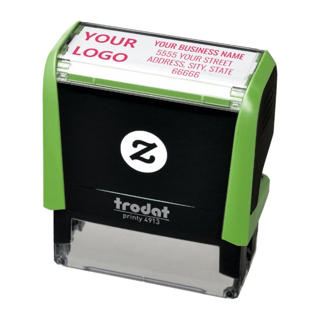 Custom Logo or Photo Name Address Stamp Example (Product)