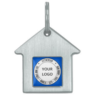 Custom Logo or Photo Name Custom Text Pet ID Tag