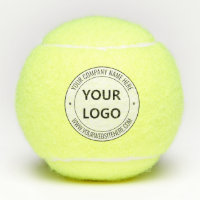Custom Logo or Photo Text Tennis Balls Example