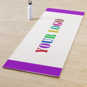 Custom Logo or Photo Yoga Mat Gift - Your Colors