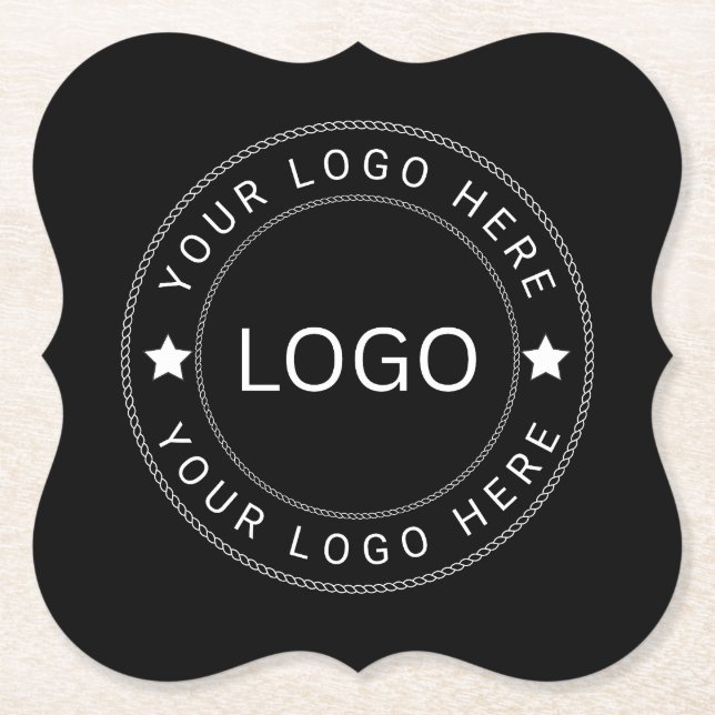 Custom Logo Paper Coaster (Front)