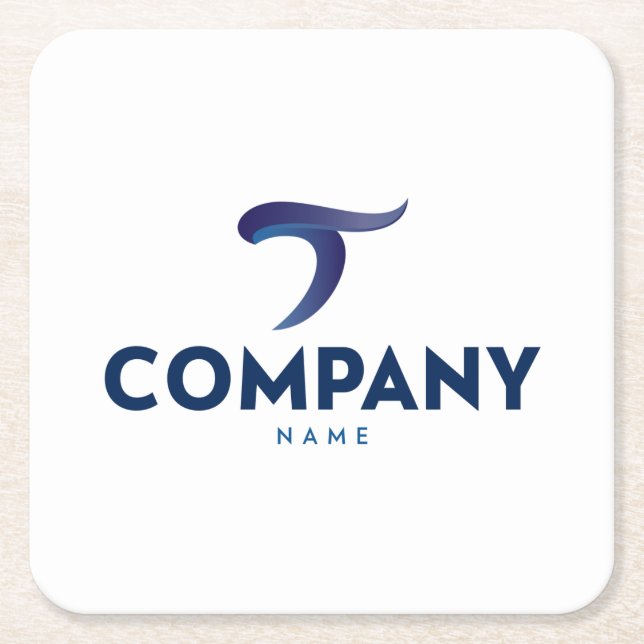 Custom Logo Paper Coasters Affordable Branded  (Front)