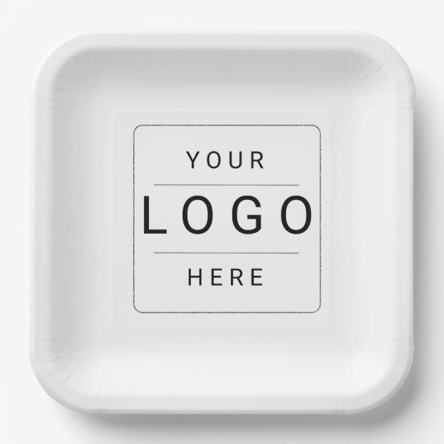 Custom Logo Paper Plate (Front)