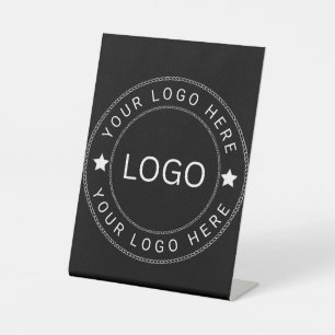 Custom Logo Pedestal Sign