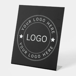 Custom Logo Pedestal Sign