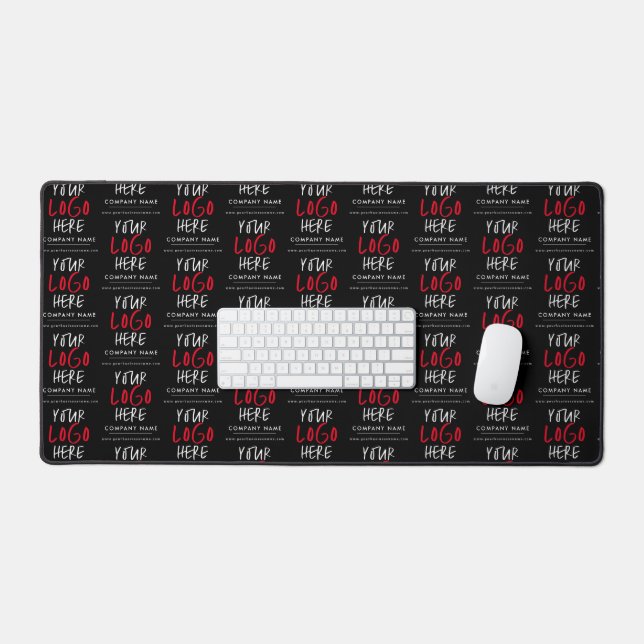 Custom Logo Personalised Business Branding Desk Mat (Keyboard & Mouse)