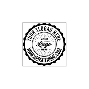 Custom Logo Personalised Business Branding Seal Rubber Stamp