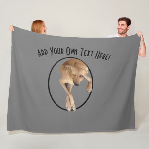 Custom Logo Personalised Stadium Throw Blanket