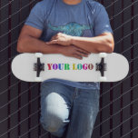 Custom Logo Photo and Colour Promotional Skateboar Skateboard<br><div class="desc">Custom Logo Promotional Business Personalised  - Add Your Logo / Image - Resize and move elements with customisation tool. Choose / add your favourite background colour !</div>