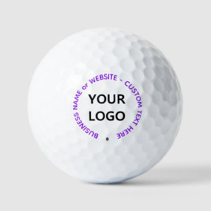 Custom Logo Photo and Text Golf Balls Your Colours