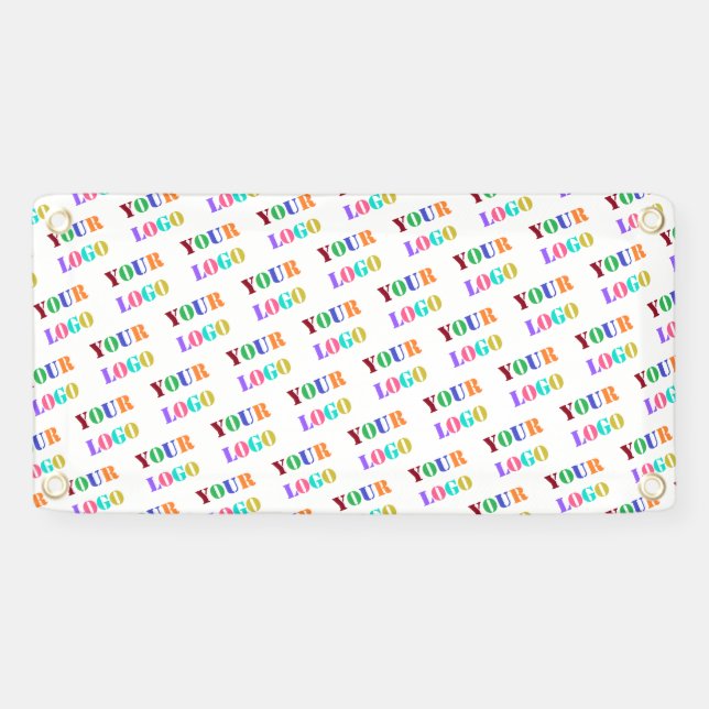 Custom Logo Photo Banner Promotional Your Company (Horizontal)