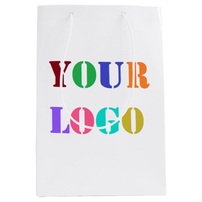 Custom Logo Photo Business Promotional Gift Bag (Front)