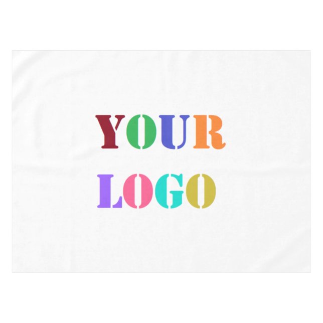 Custom Logo Photo Business Promotional Tablecloth (Front (Horizontal))