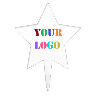 Custom Logo Photo Cake Topper Promotional Business