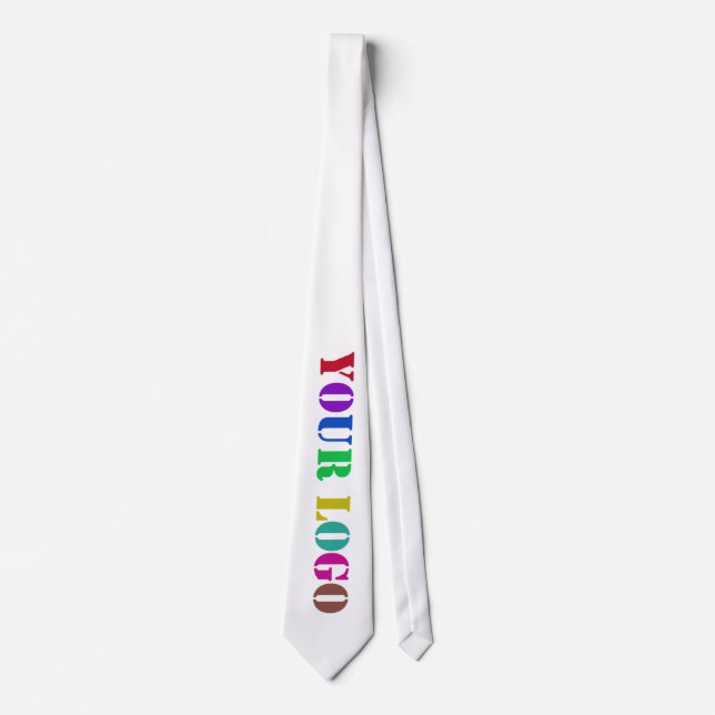 Custom Logo Photo Neck Tie Business Promotional (Front)