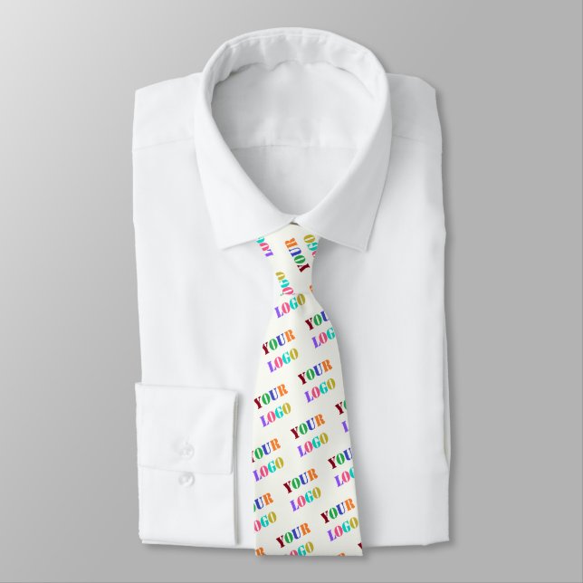 Custom Logo Photo Neck Tie Promotional Business (Tied)