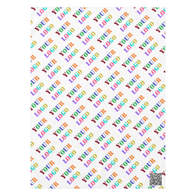 Custom Logo Photo Promotional Business Tablecloth (Front)